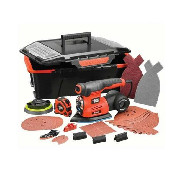 Black&Decker vibraciona brusilica 220W 4 u 1 set KA280AST2